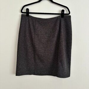Coldwater Creek, Grey Knit Short Pencil Skirt, 16